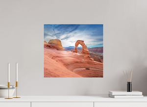 17.9 x 16″, Photo Print Under Acrylic Glass Delicate Arch, Arches National Park, Utah