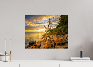 20.4 x 16″, Photo Print Under Acrylic Glass Bass Harbor Head Light Station, Maine