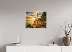 25.5 x 20″, Fine Art Print on Canson Infinity Rag Photographique II Bass Harbor Head Light Station, Maine