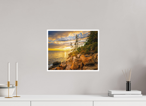 15.3 x 12″, Fine Art Print on Canson Infinity Rag Photographique II Bass Harbor Head Light Station, Maine