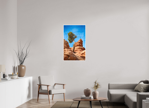 24 x 39″, Fine Art Print on Hahnemuhle Bamboo Silent Sentinel of Arches National Park, Utah