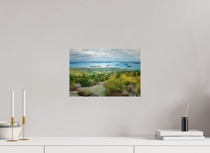 15 x 10″, Photo Print Under Acrylic Glass Bar Harbor from Cadillac Mountain, Maine