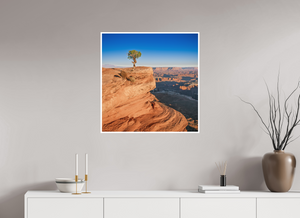 28 x 28.5″, Fine Art Print on Hahnemuhle Bamboo Silent Sentinel of Canyonlands National Park, Utah