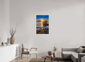 24 x 36″, Photo Print On Fuji Crystal DP II Balance Rock at Bar Harbor, Maine