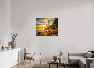 39.4 x 31″, Photo Print Under Acrylic Glass Bass Harbor Head Light Station, Maine