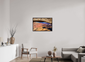 36 x 24″, Alder Brown Floater Frame Mesa Arch, Canyonlands National Park, Utah