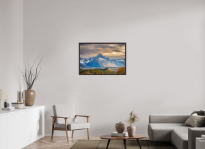 36 x 24″, Alder Brown Floater Frame Mount Sneffels, Rocky Mountains, Colorado