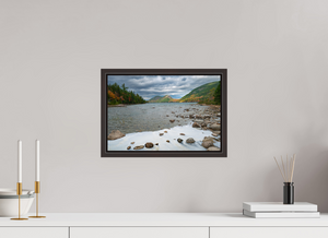 15 x 10″, Alder Brown Floater Frame The Bubbles at Acadia National Park, Maine