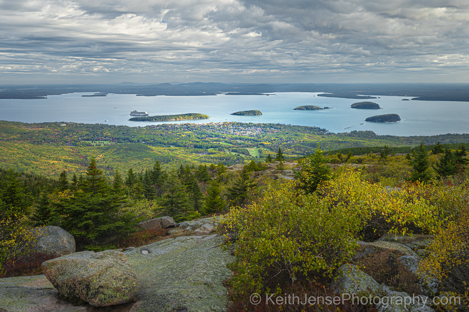 Main image Bar Harbor from Cadillac Mountain, Maine