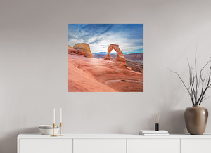 31.3 x 28″, Photo Print Under Acrylic Glass Delicate Arch, Arches National Park, Utah