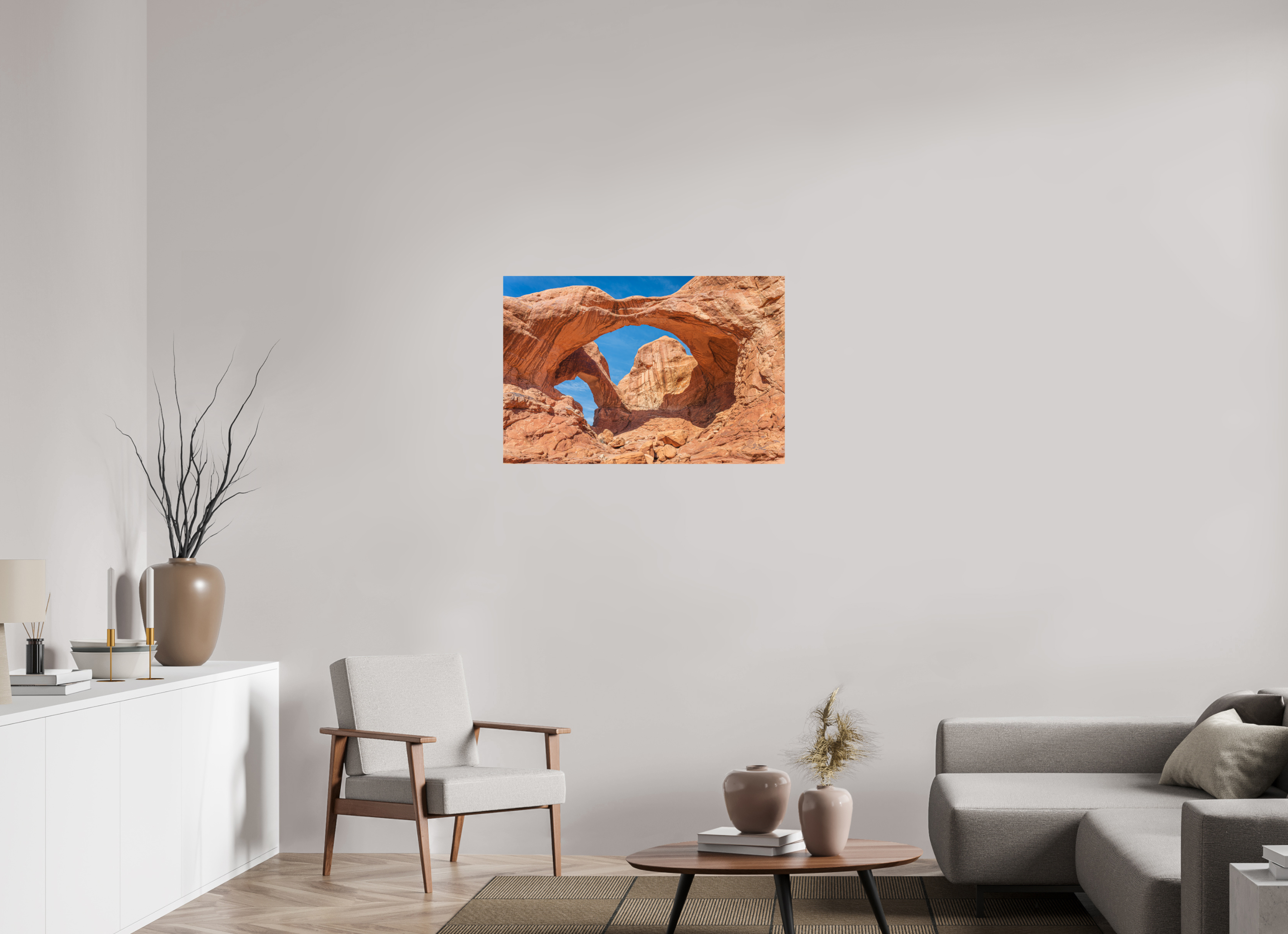 36 x 24″, Photo Print On Fuji Crystal DP II Double Arch, Arches National Park, Utah