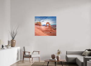 39.1 x 35″, Photo Print On Fuji Crystal DP II Delicate Arch, Arches National Park, Utah