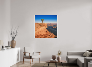 40 x 40.8″, Fine Art Print on Hahnemuhle Bamboo Silent Sentinel of Canyonlands National Park, Utah