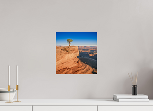 12 x 12.2″, Photo Print Under Acrylic Glass Silent Sentinel of Canyonlands National Park, Utah