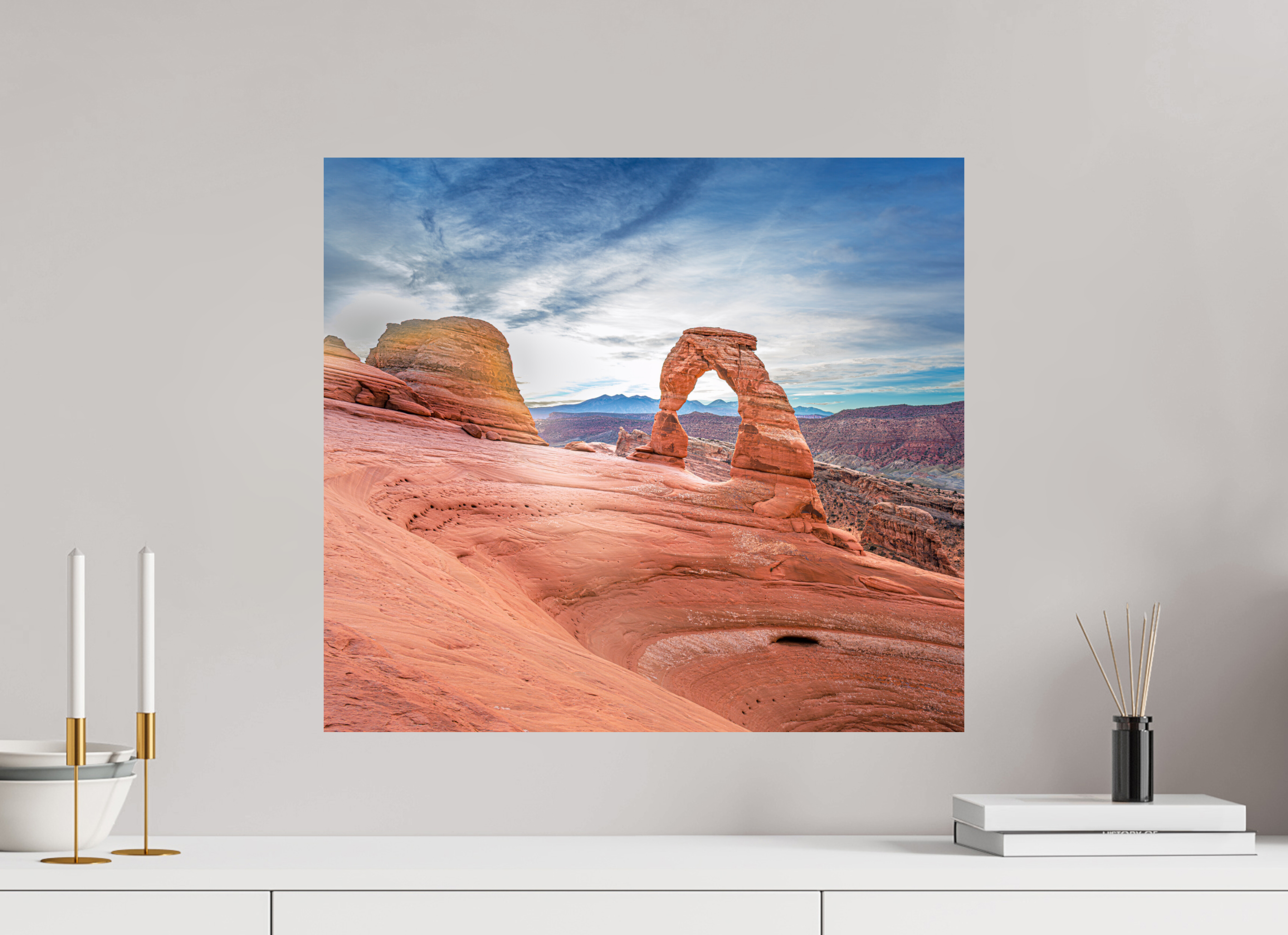 22.3 x 20″, Photo Print On Fuji Crystal DP II Delicate Arch, Arches National Park, Utah