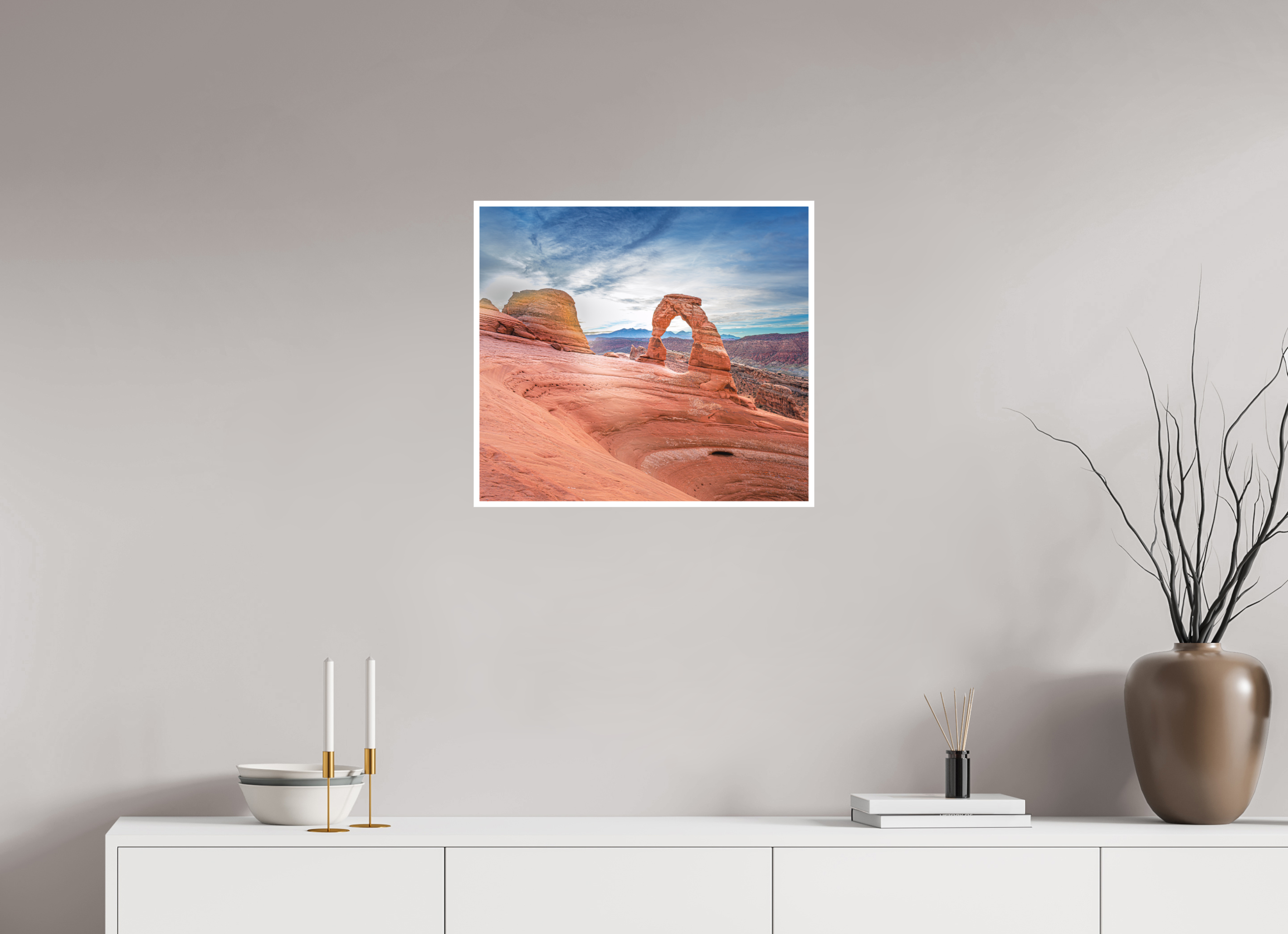 22.3 x 20″, FineArt Print on Hahnemuhle William Turner Delicate Arch, Arches National Park, Utah