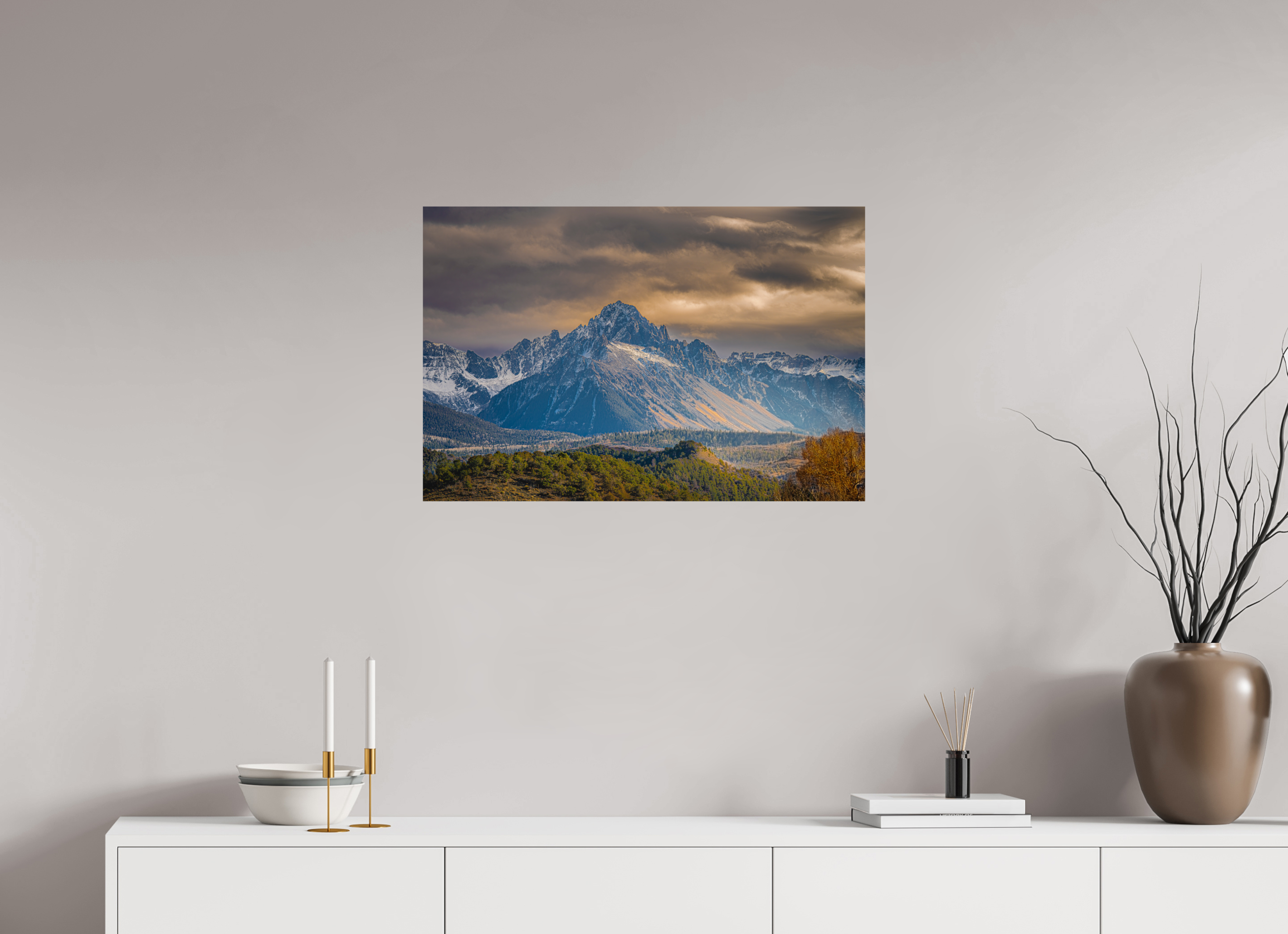 30 x 20″, Photo Print On Fuji Crystal DP II Mount Sneffels, Rocky Mountains, Colorado