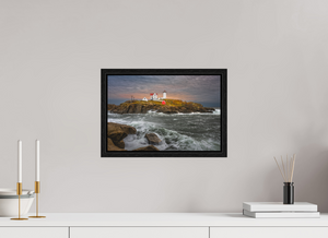 15 x 10″, Floater Frame Cape Neddick Nubble Lighthouse, Maine
