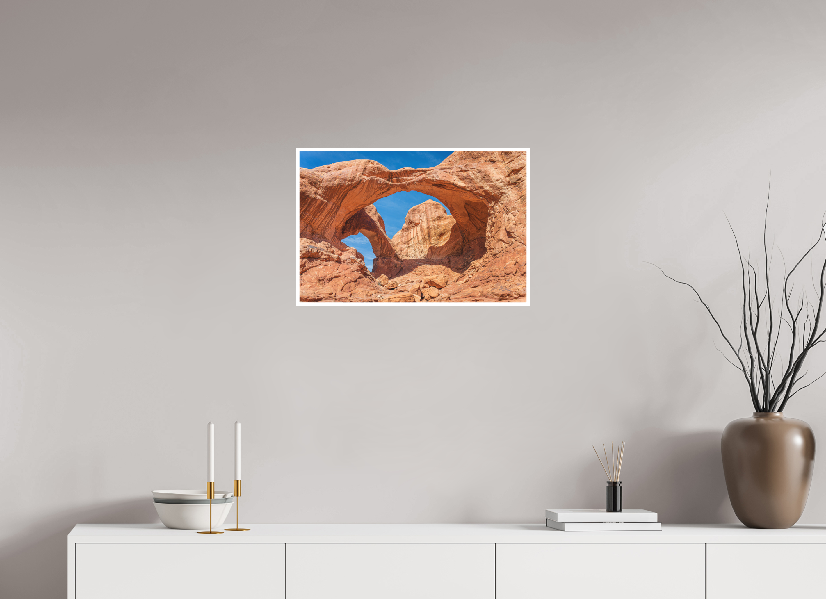 24 x 16″, FineArt Print on Hahnemuhle William Turner Double Arch, Arches National Park, Utah