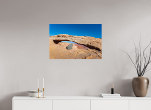 30 x 20″, Photo Print Under Acrylic Glass 'Rabbit's View' - Mesa Arch, Canyonlands National Park, Utah