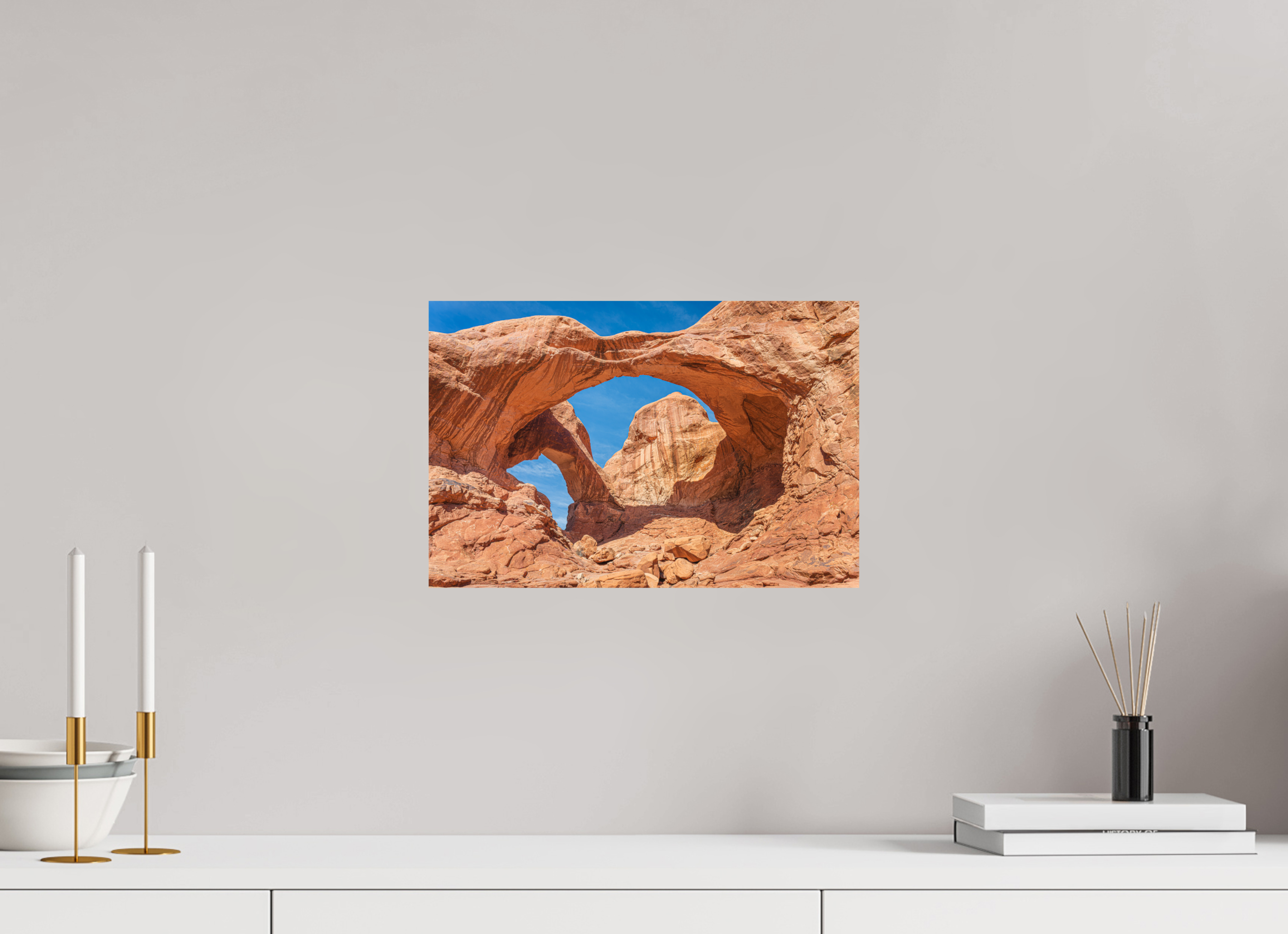 15 x 10″, Photo Print On Fuji Crystal DP II Double Arch, Arches National Park, Utah