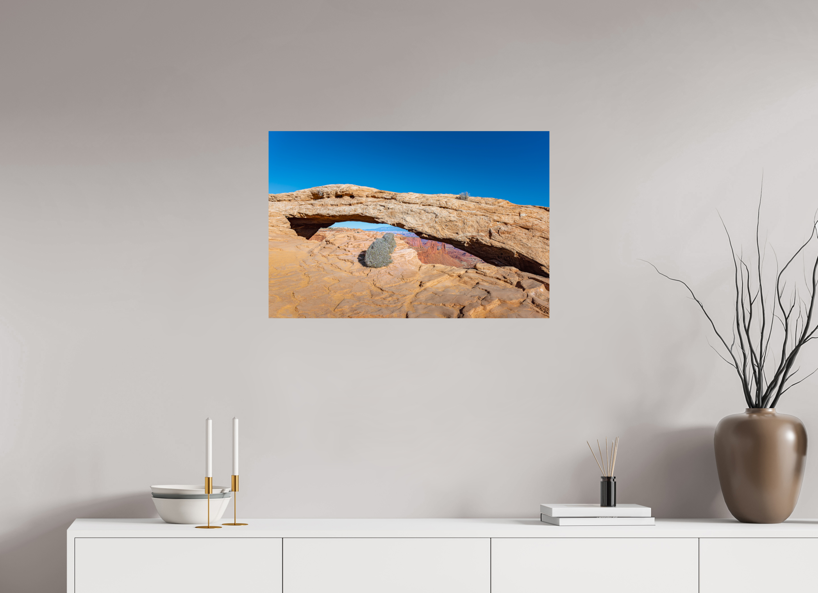 30 x 20″, Photo Print On Fuji Crystal DP II 'Rabbit's View' - Mesa Arch, Canyonlands National Park, Utah