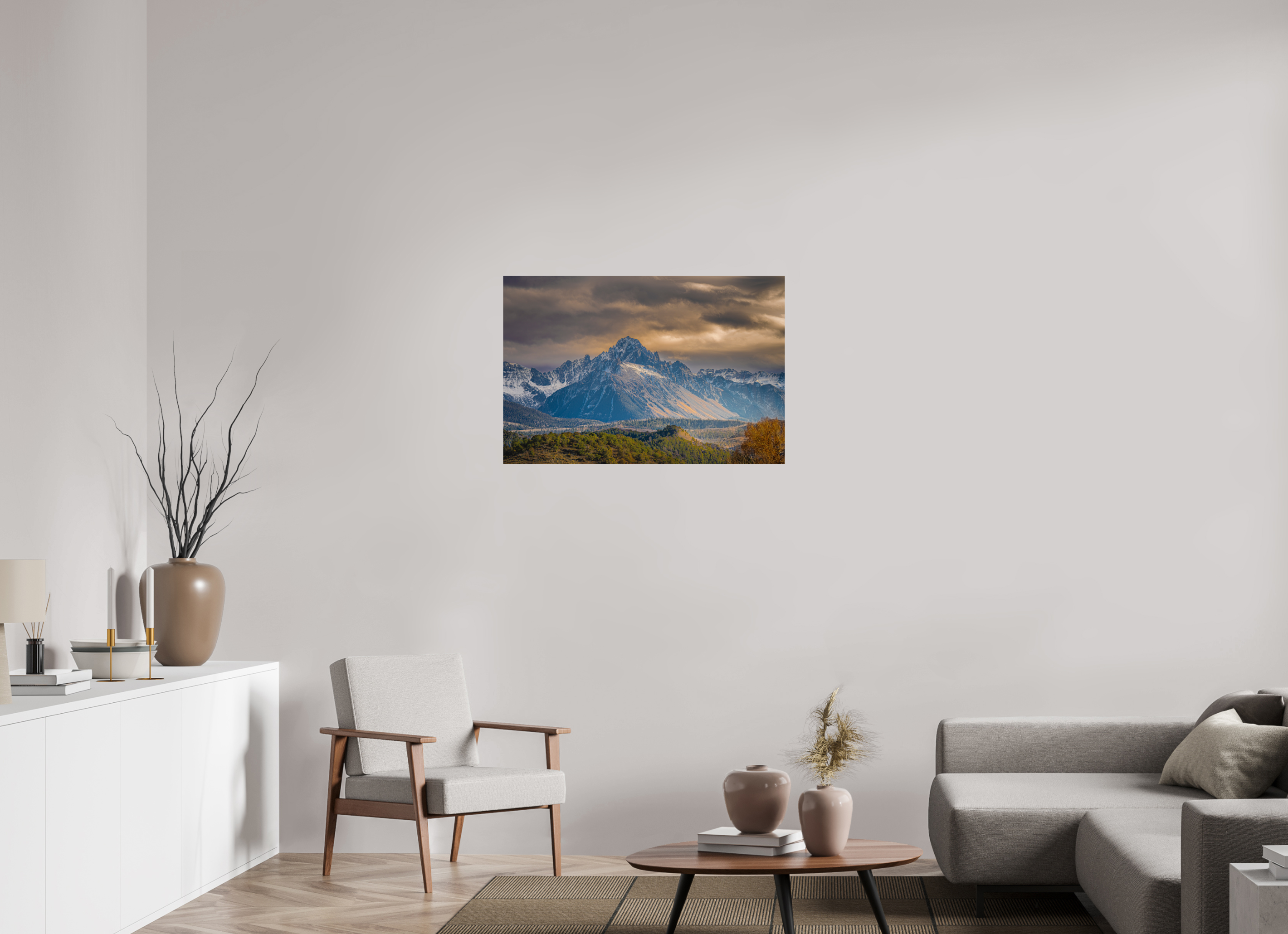 36 x 24″, Photo Print On Fuji Crystal DP II Mount Sneffels, Rocky Mountains, Colorado