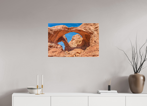 30 x 20″, Photo Print Under Acrylic Glass Double Arch, Arches National Park, Utah