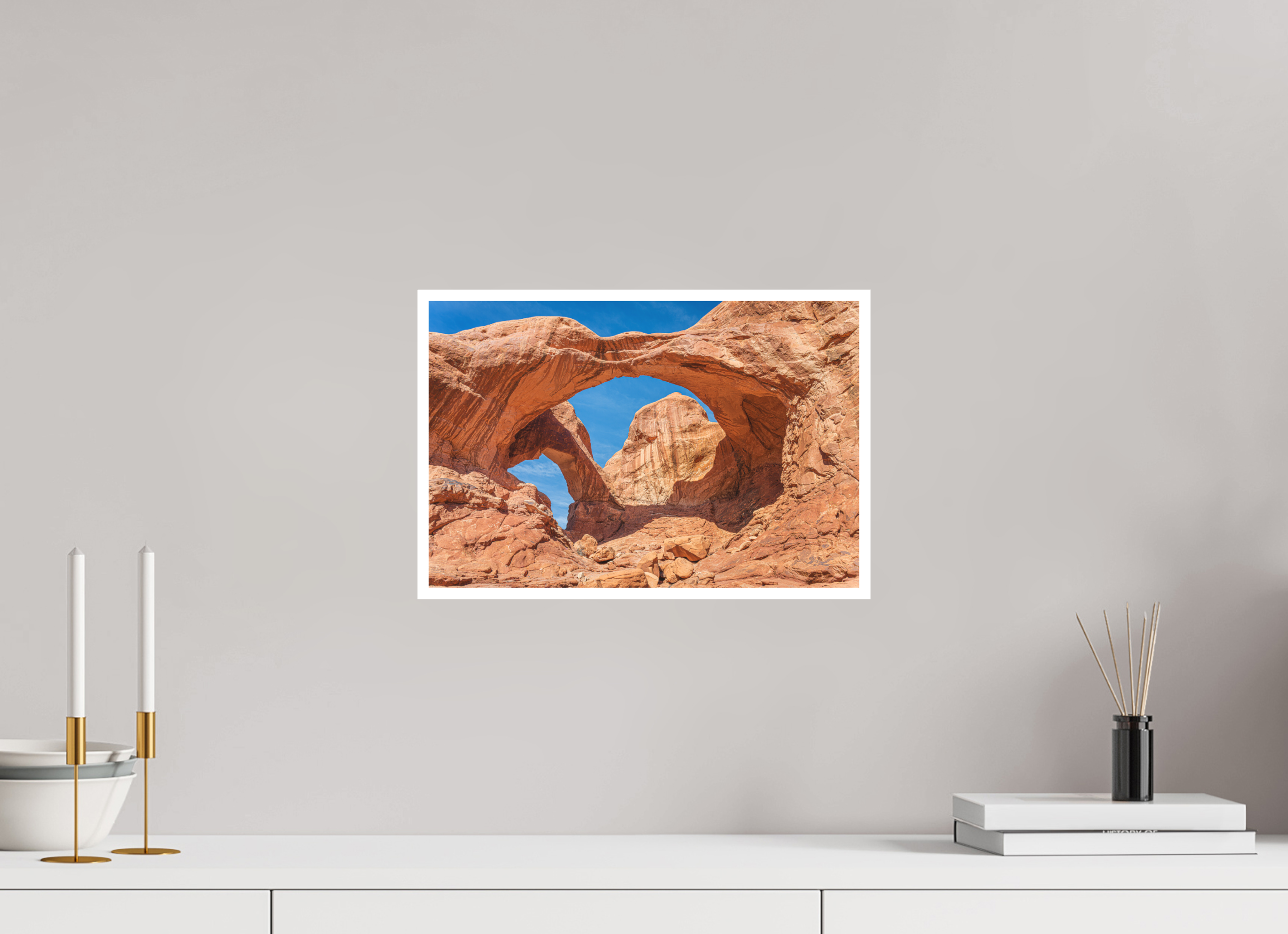 15 x 10″, FineArt Print on Hahnemuhle William Turner Double Arch, Arches National Park, Utah